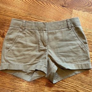 J. Crew chino shorts tan size 00